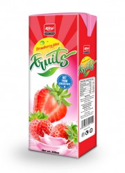 200ml Strawberry juice tetra pak